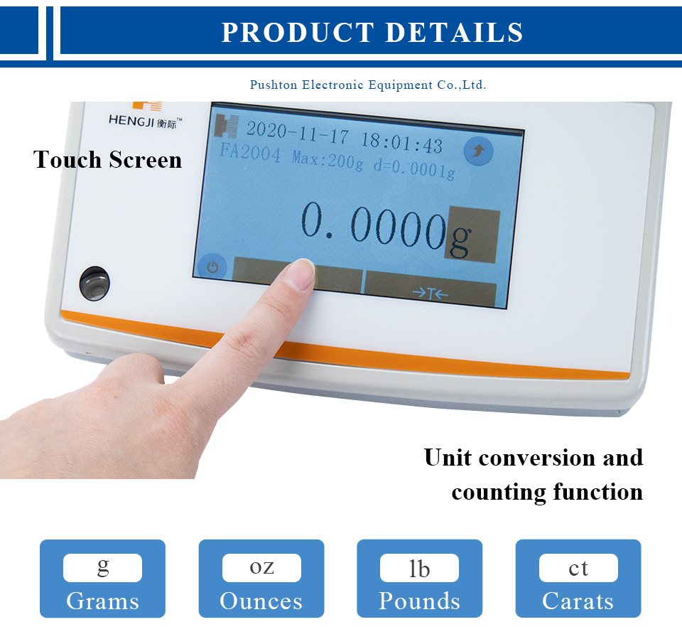 FA Series Analytical Balance (Touch Screen)(图3)